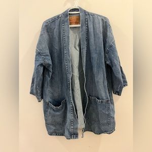 Lucky Brand Denim Cardigan